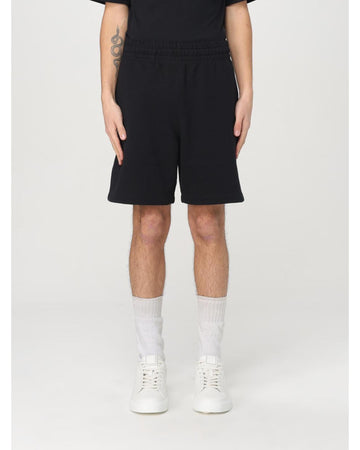 Burberry Cotton Shorts Relaxed Fit Men Black