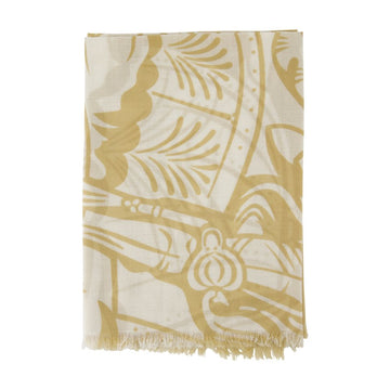 BURBERRY Large Unisex Wool Scarf