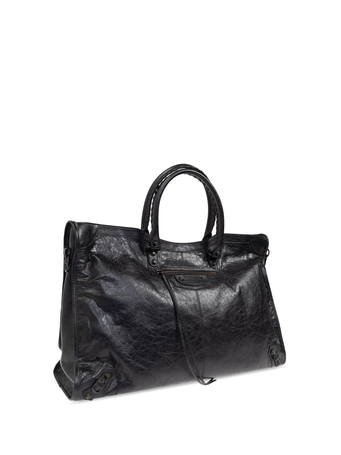 BALENCIAGA Luxe Lamb Leather Handbag for Men