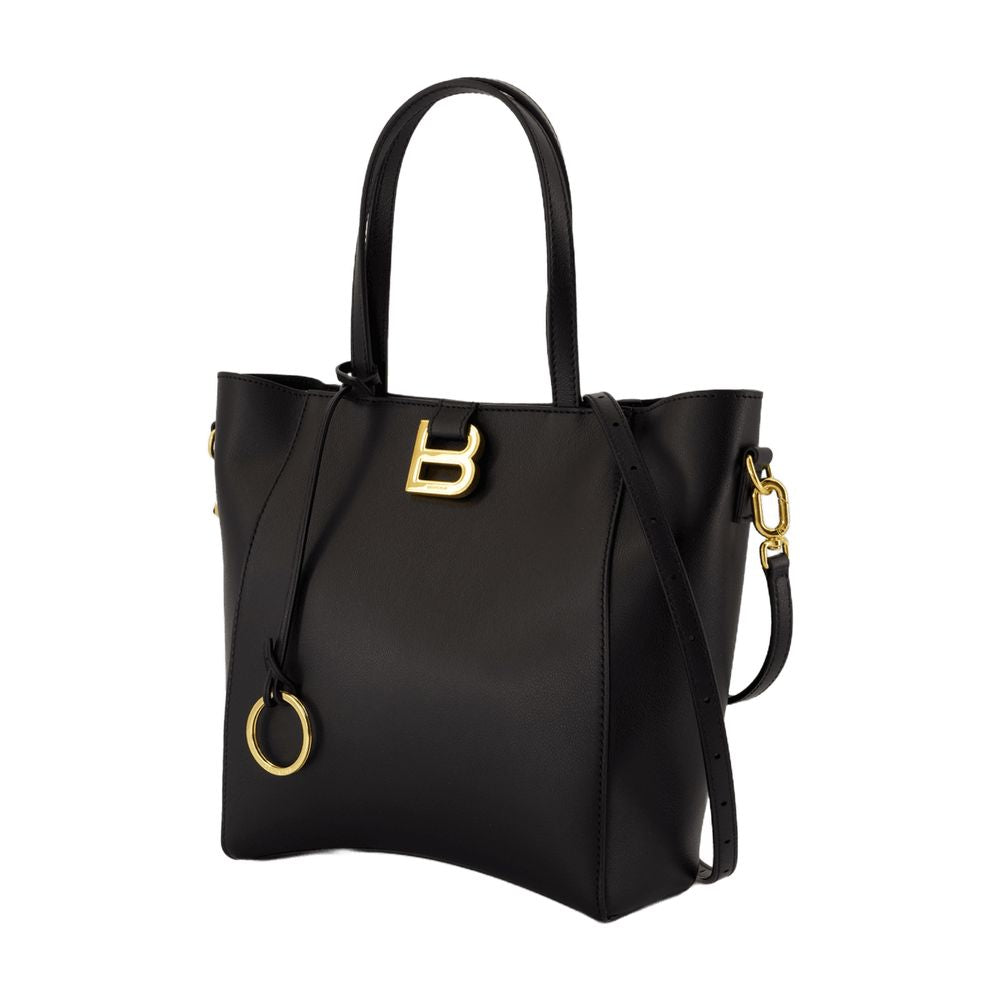 BALENCIAGA Mini Hourglass Soft Shopper Handbag
