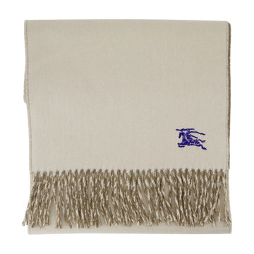 BURBERRY Knight Solid Cashmere Scarf - Unisex Fashion Accessory