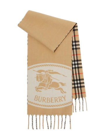 BURBERRY Reversible EKD Scarf - Unisex