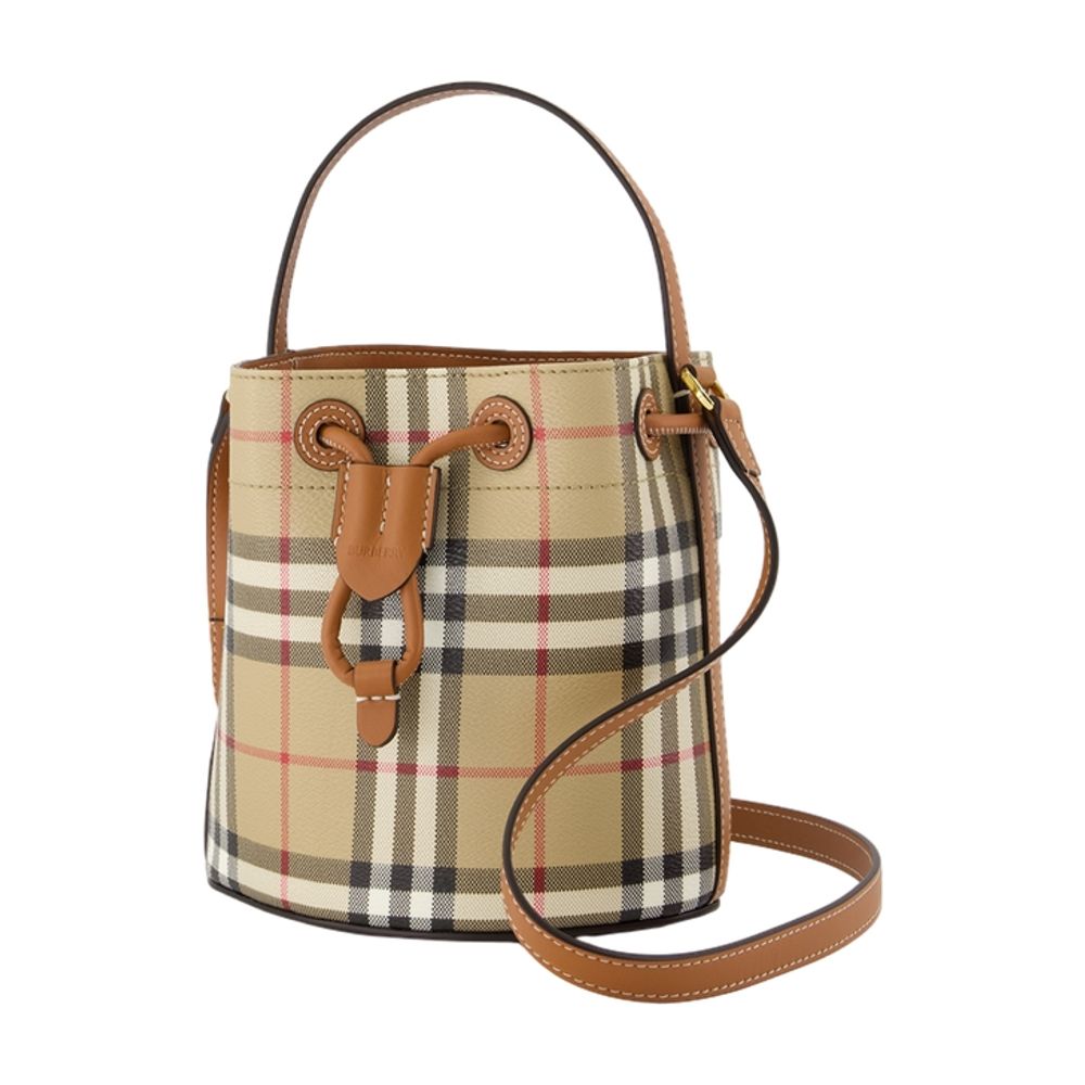 BURBERRY Chic Mini Drawstring Purse for Women