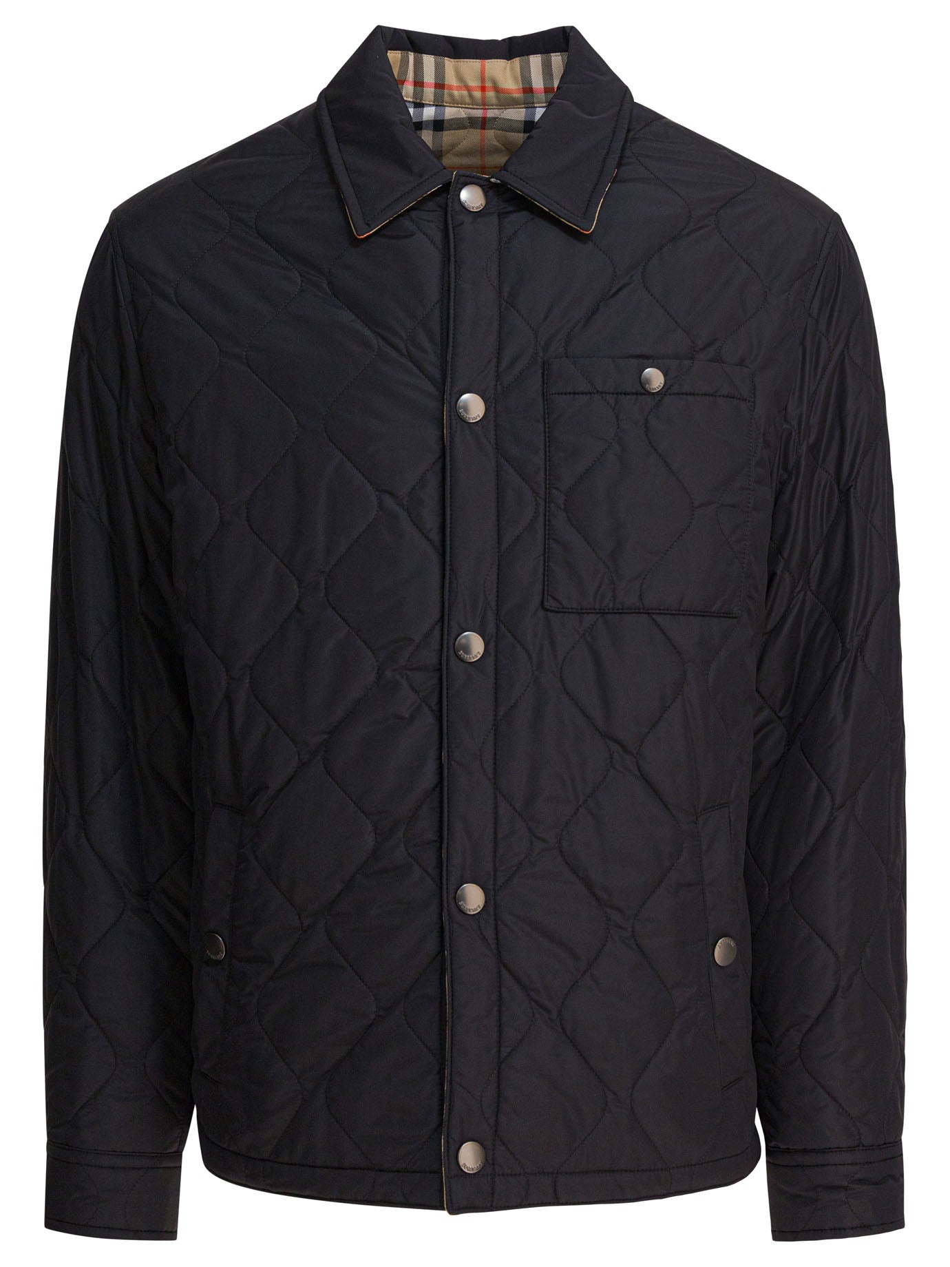 BURBERRY Reversible Quilted Nylon Overshirt for Men