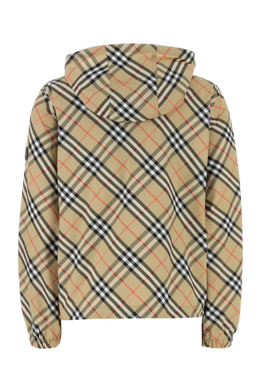 BURBERRY Checked Windbreaker Jacket for Women - FW25 Style