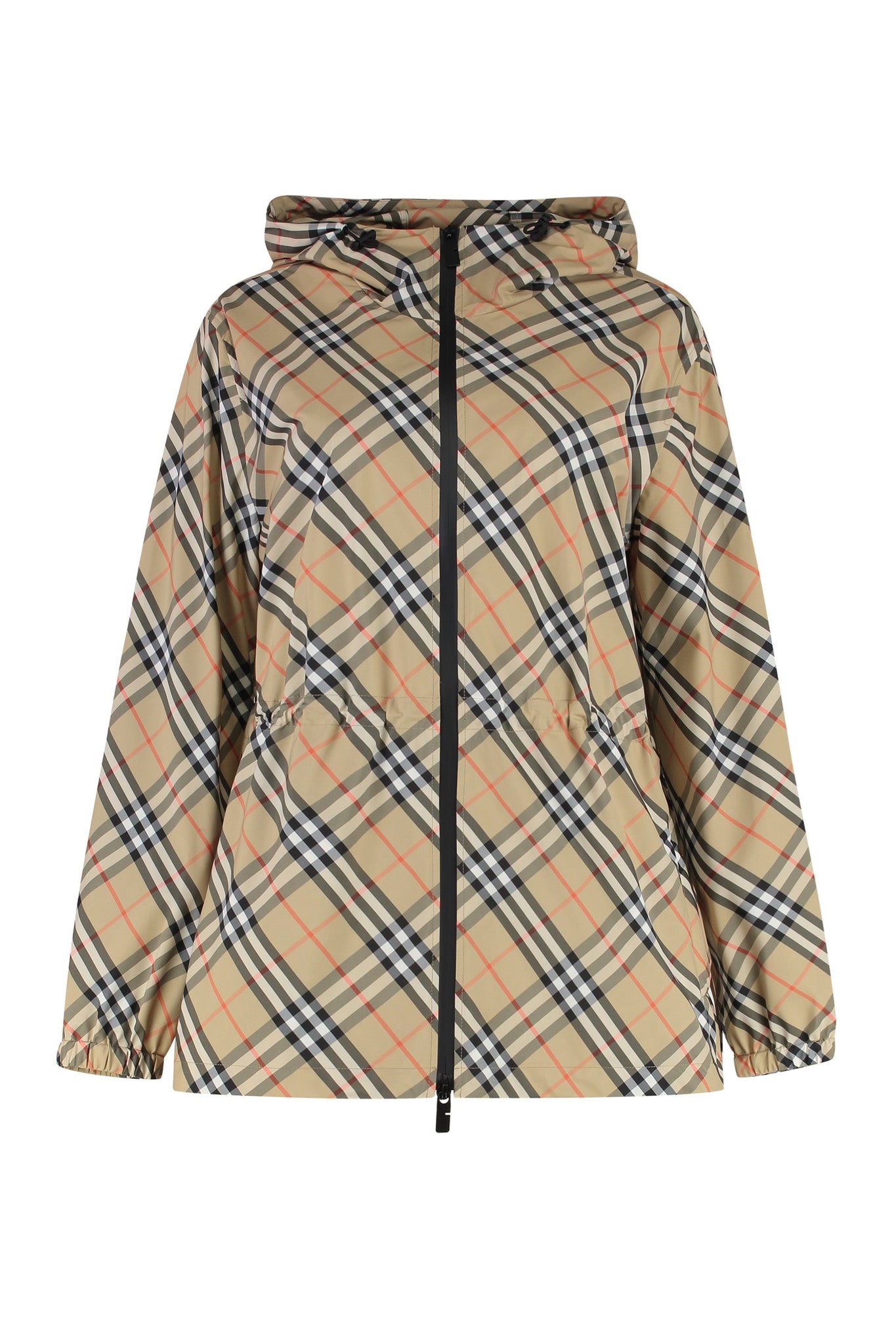 BURBERRY Technical Fabric Hooded Jacket for Women