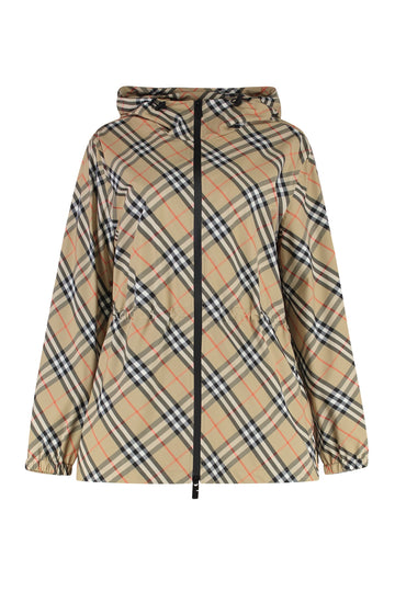 BURBERRY Technical Fabric Hooded Jacket for Women
