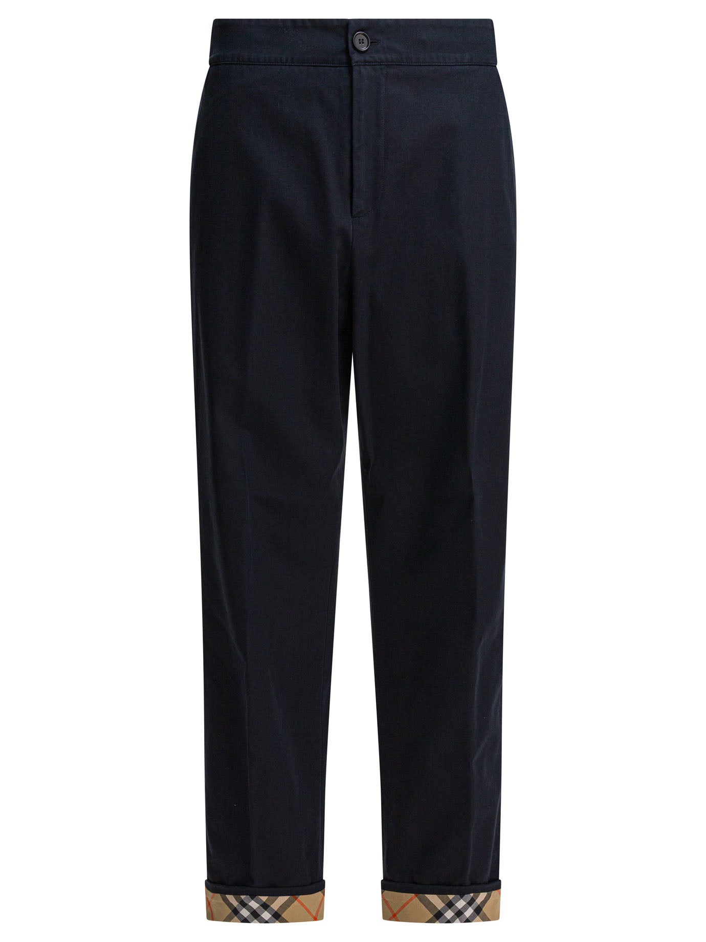 BURBERRY Classic Cotton Trousers for Men