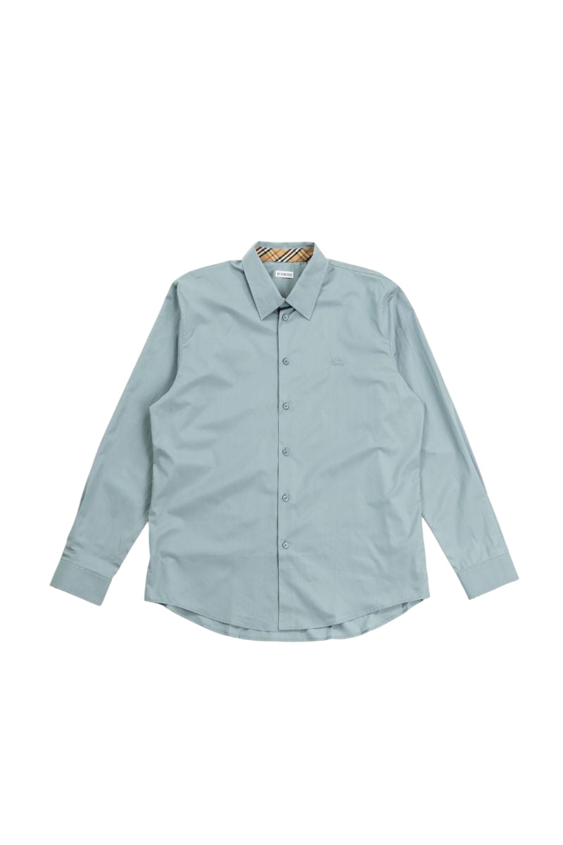 BURBERRY Slim Fit Long-Sleeve Cotton Poplin Shirt