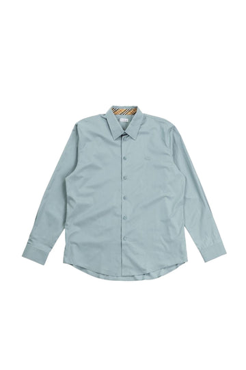 BURBERRY Slim Fit Long-Sleeve Cotton Poplin Shirt