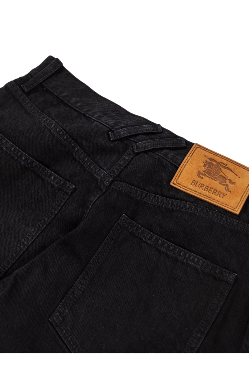 BURBERRY Loose Fit Cotton Denim Jeans for Men