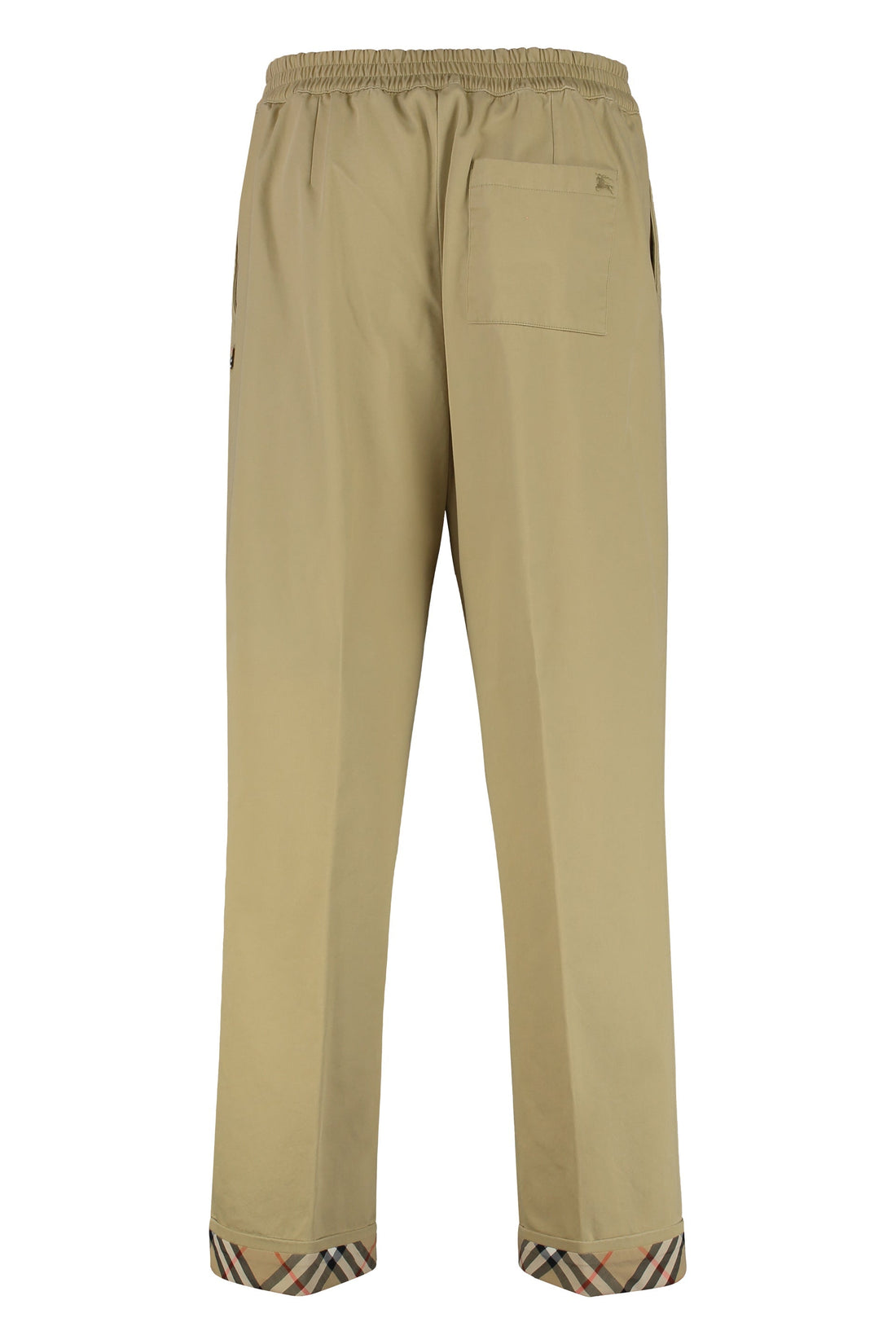 BURBERRY Classic Cotton Trousers for Men - FW25 Collection