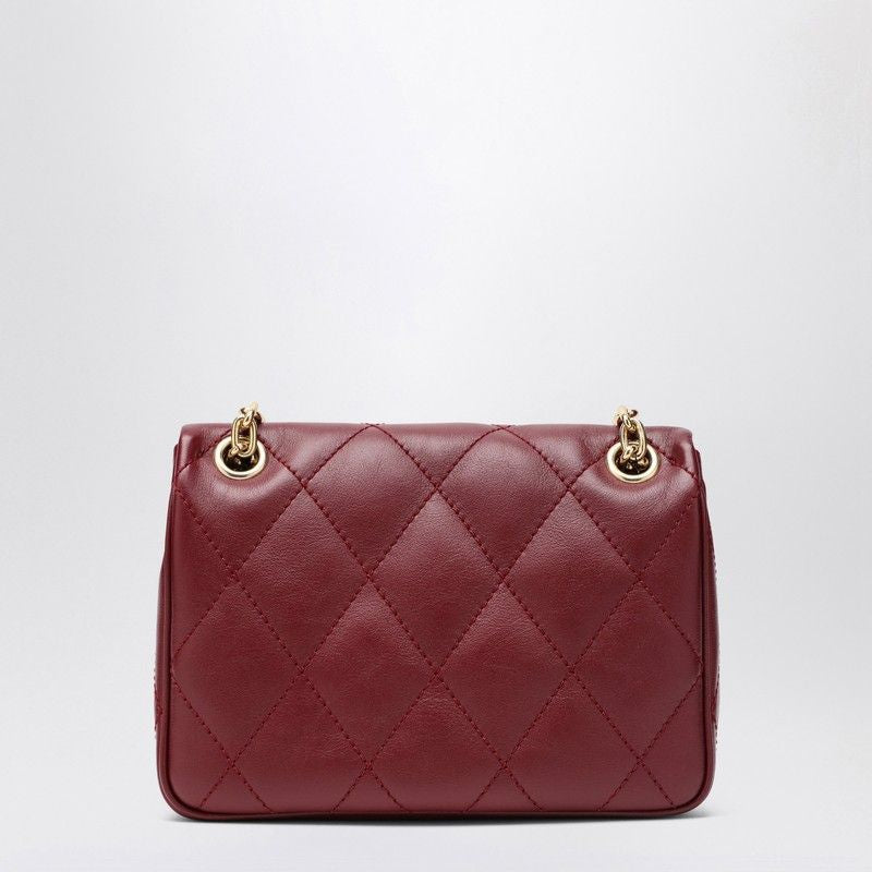 BURBERRY Mini Calf Grain Leather Handbag