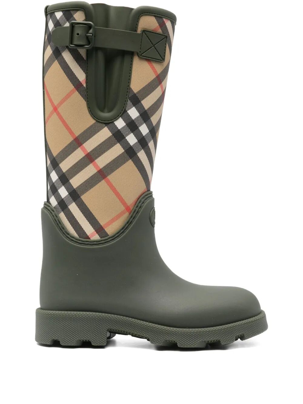 BURBERRY Rubber Marsh Stamp High Boots - FW25
