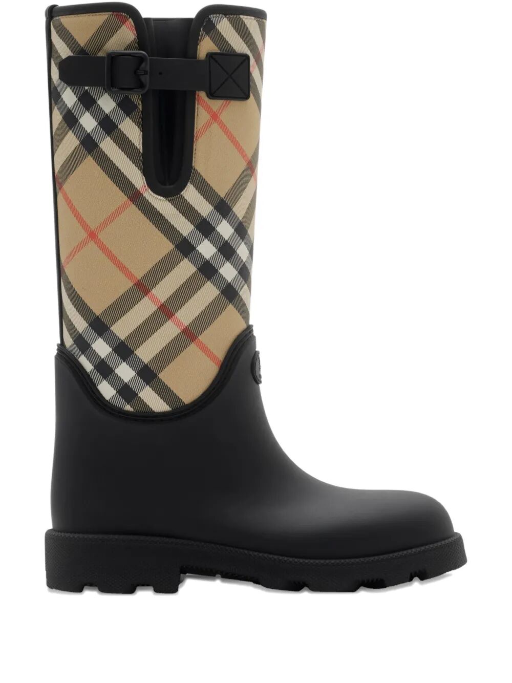 BURBERRY Rubber Marsh Stamp High Boots for Women
