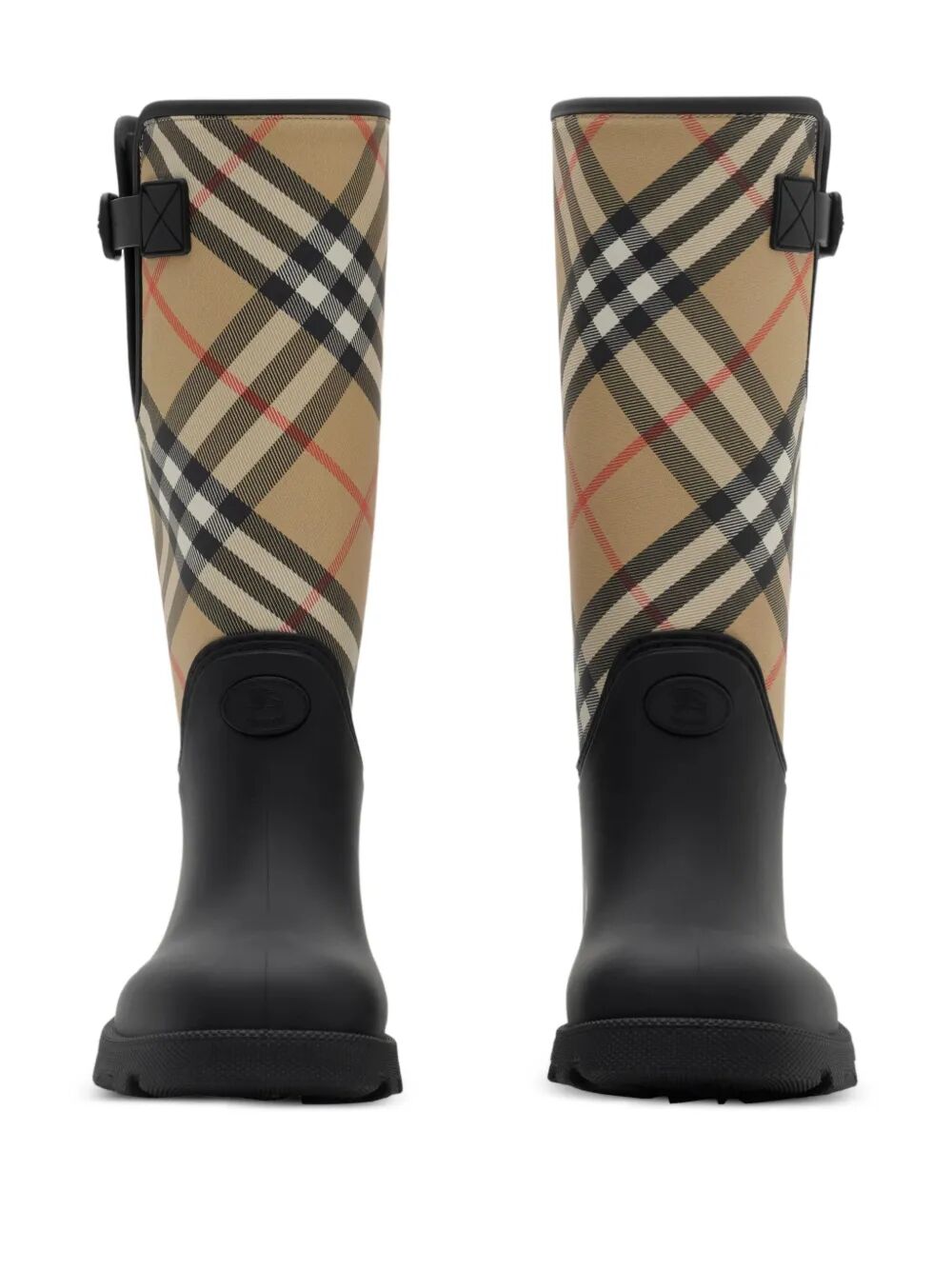 BURBERRY Rubber Marsh Stamp High Boots for Women