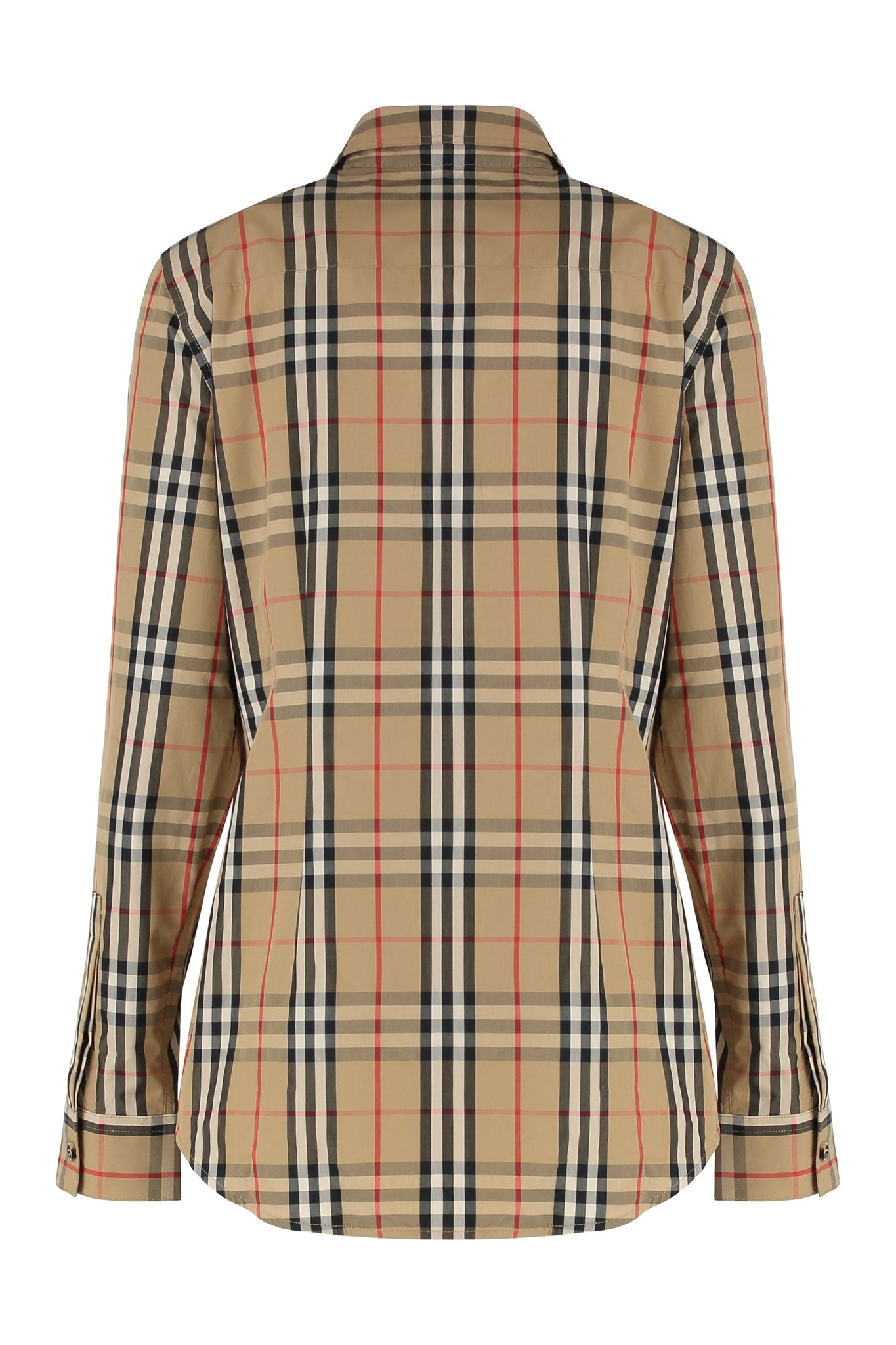 BURBERRY Vintage Check Print Cotton Shirt for Women
