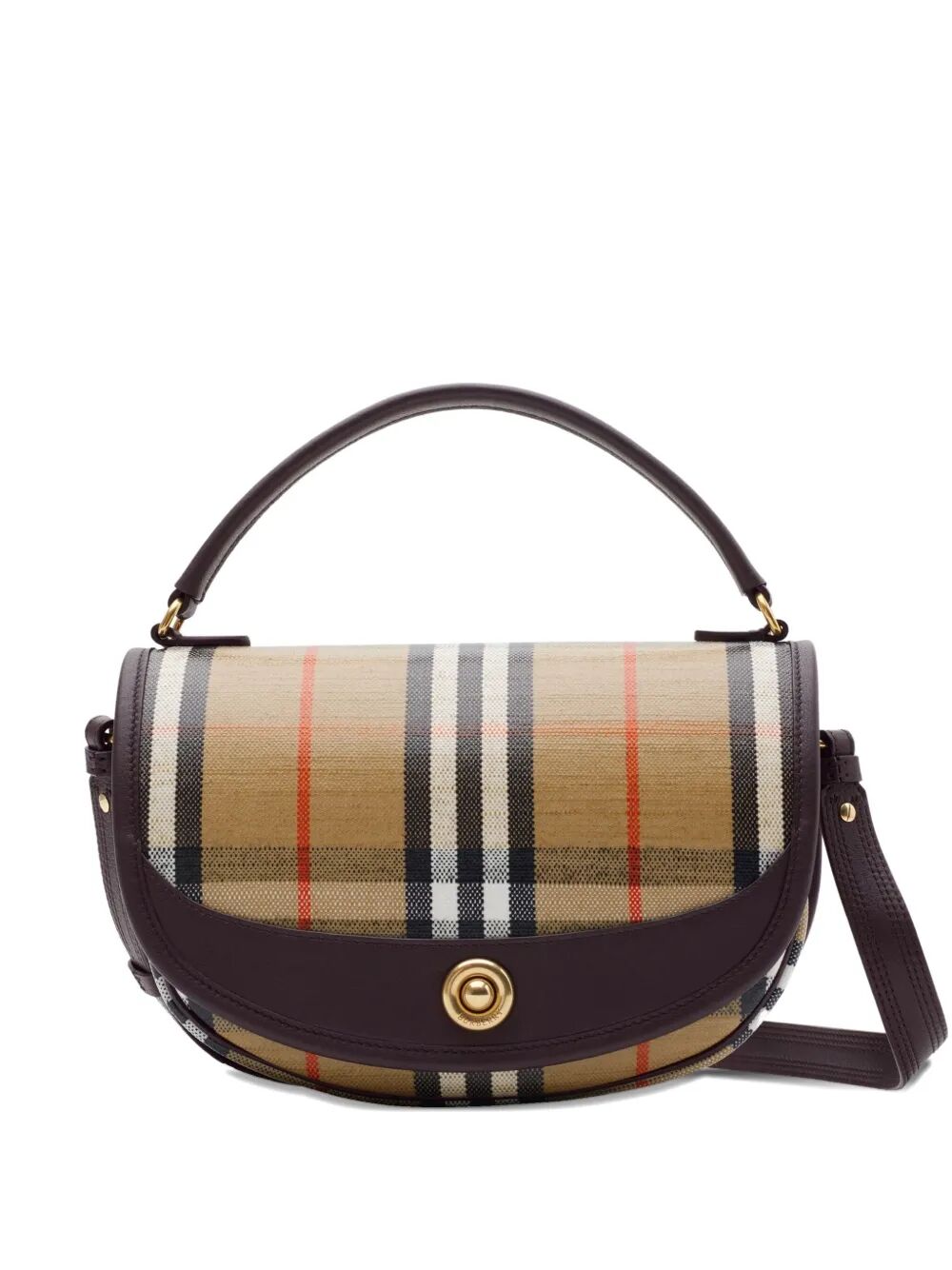 BURBERRY Highlands Crossbody Handbag - Mini Size