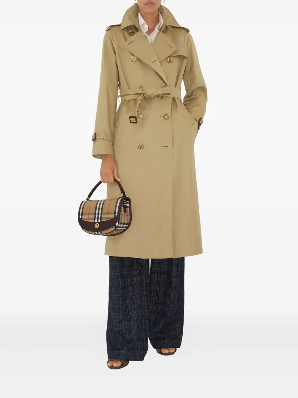 BURBERRY Highlands Crossbody Handbag - Mini Size