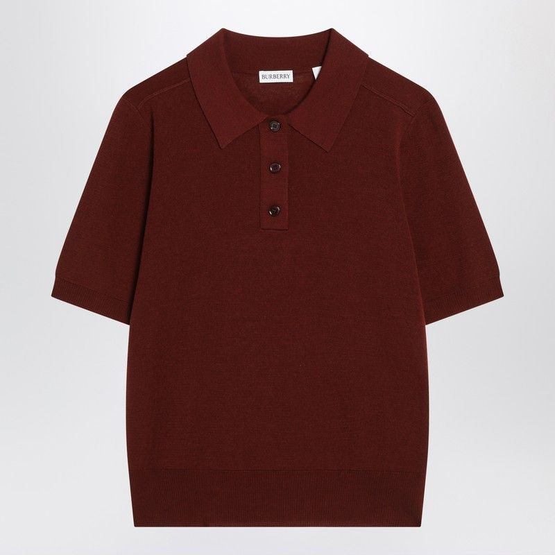 BURBERRY Wool Polo Shirt
