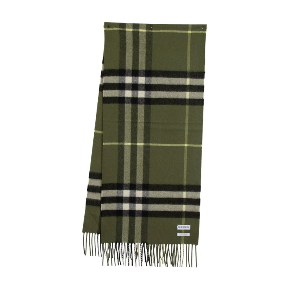 BURBERRY Giant Check Cashmere Scarf