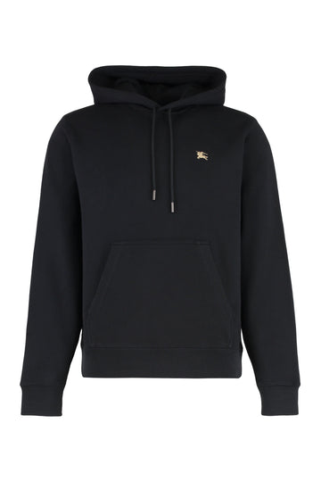 BURBERRY Logo Cotton Hoodie for Men - FW25