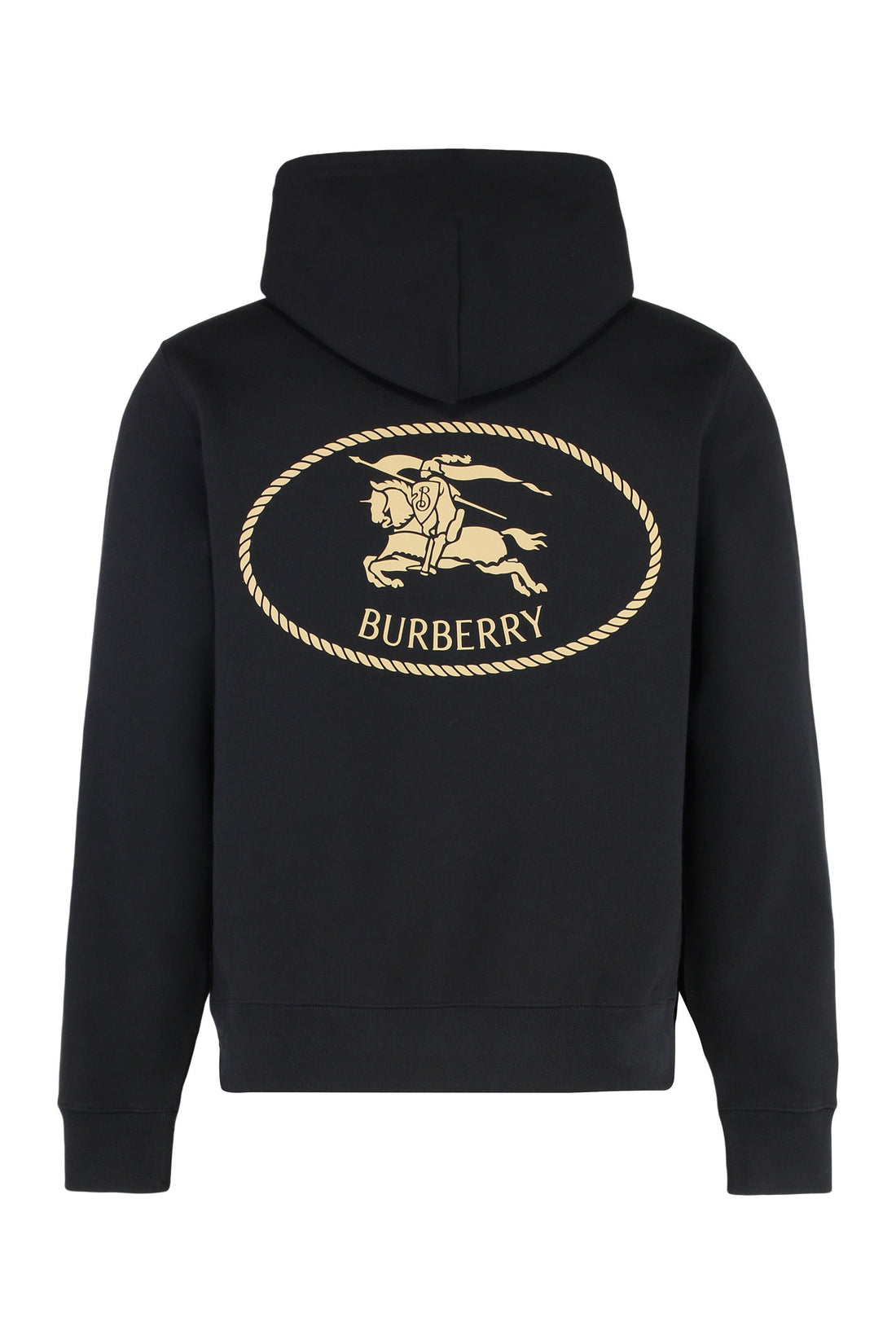 BURBERRY Logo Cotton Hoodie for Men - FW25