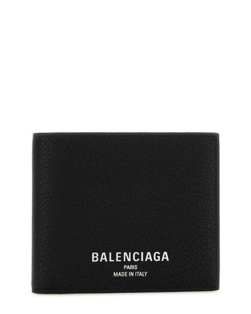 BALENCIAGA Mini Leather Wallet with Multiple Compartments