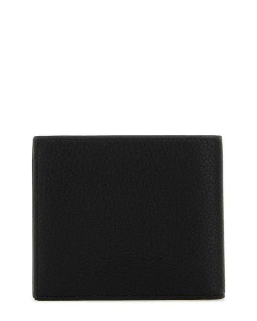 BALENCIAGA Mini Leather Wallet with Multiple Compartments