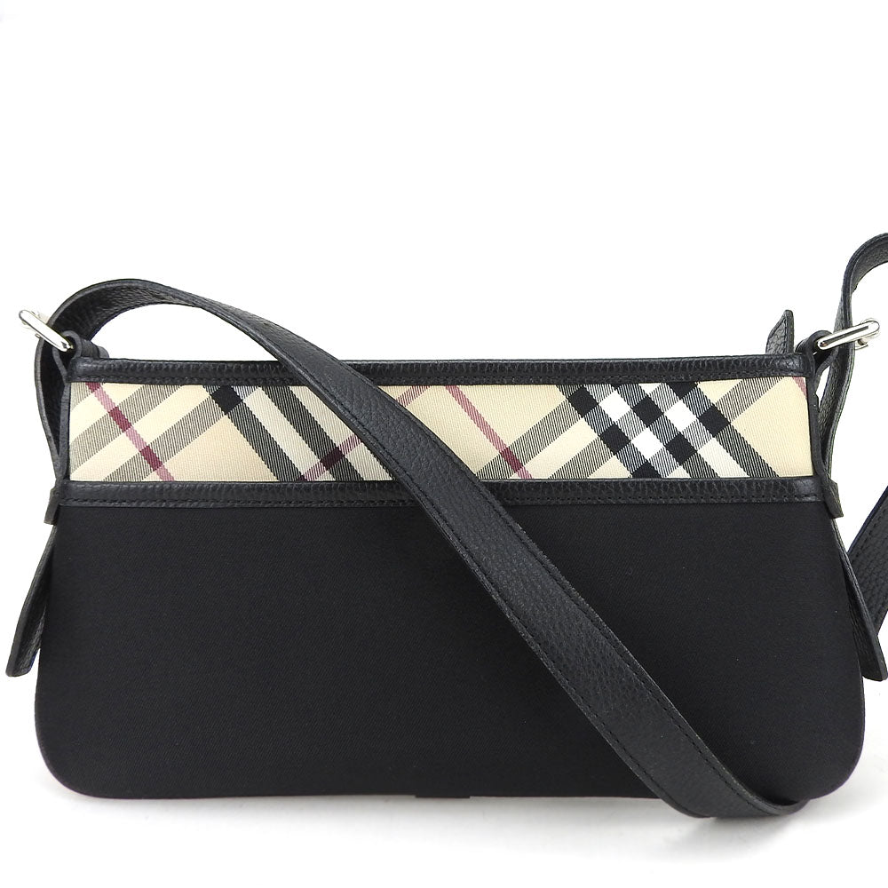 Burberry Canvas Leather Shoulder Bag