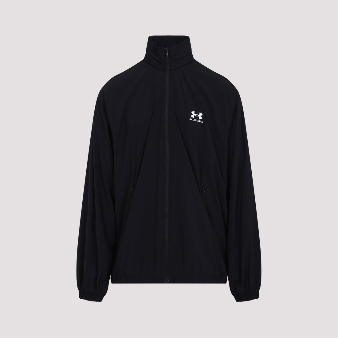 BALENCIAGA Stretch Nylon Windbreaker Jacket for All Seasons