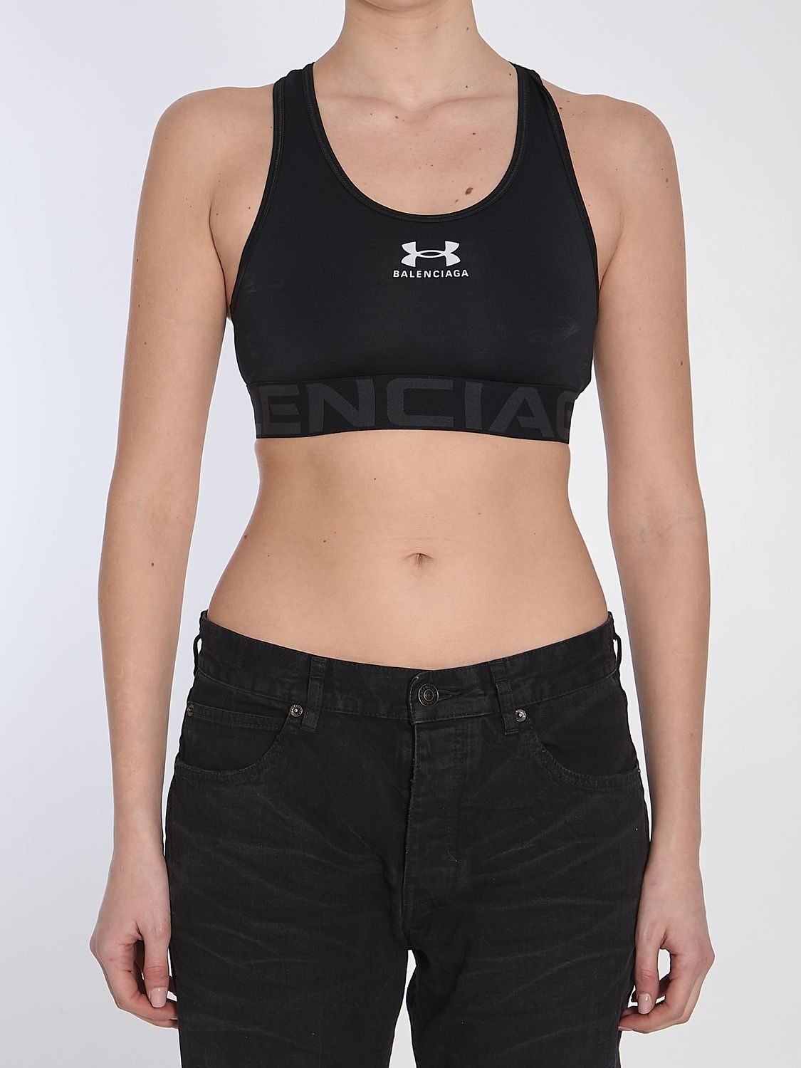 BALENCIAGA Activewear Tech T-Shirt Bra for Women