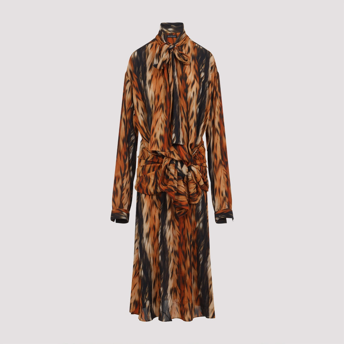 BALENCIAGA Knot-Detail Mini Dress