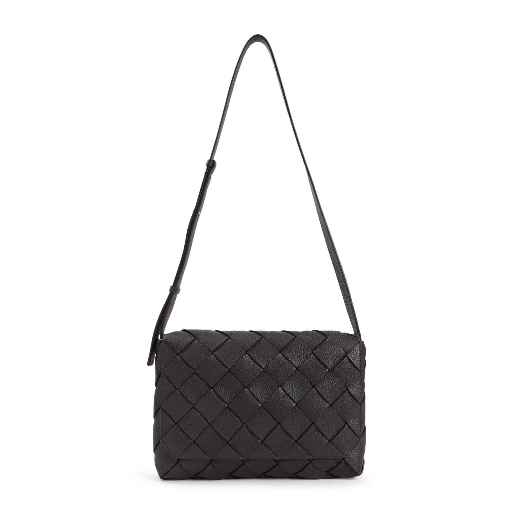 BOTTEGA VENETA Mini Leather Crossbody Handbag - 32cm Width