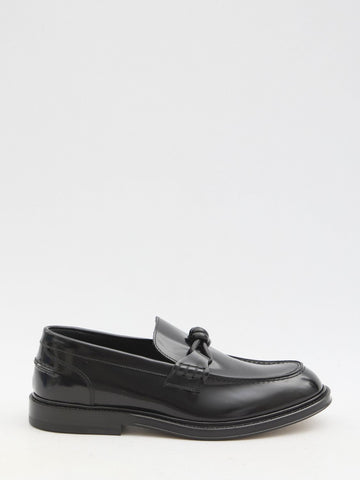 BOTTEGA VENETA Leather Tie Loafers for Men - SS25 Collection