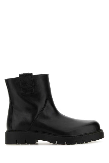 BOTTEGA VENETA Premium Leather Ankle Boots for Men