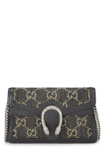 Gucci, Blakck Dionysus Shoulder Bag Super Mini, Black
