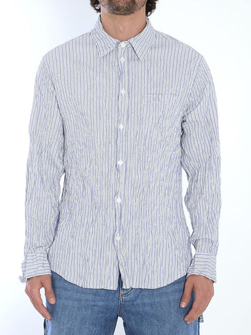 BOTTEGA VENETA Crinkled Cotton Shirt - Size 48