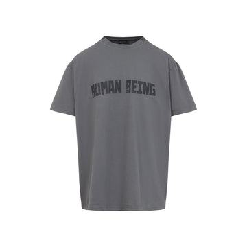 BALENCIAGA Human Being Crew Neck T-Shirt