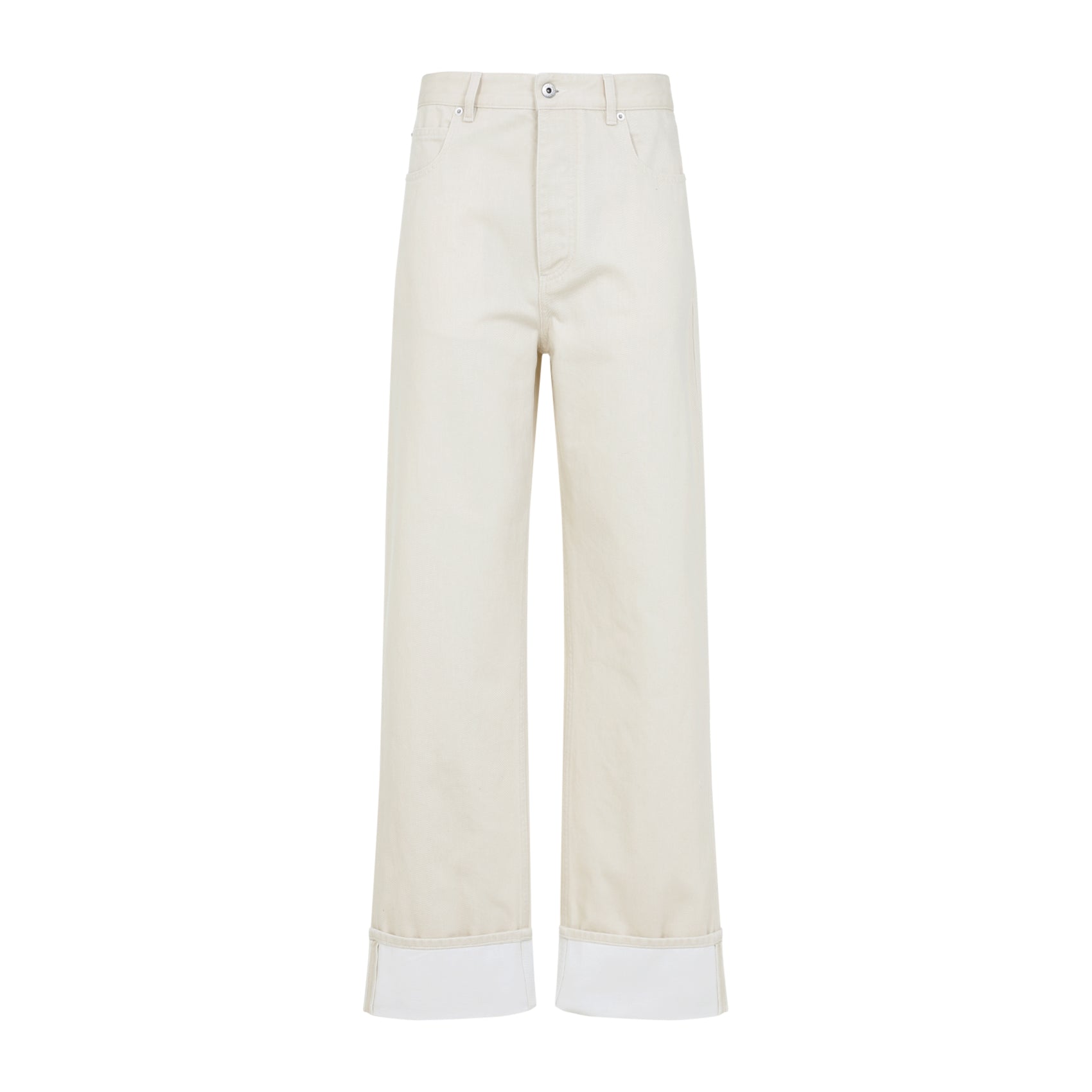 BOTTEGA VENETA Turned Up Wide Leg Jeans (IT 40)