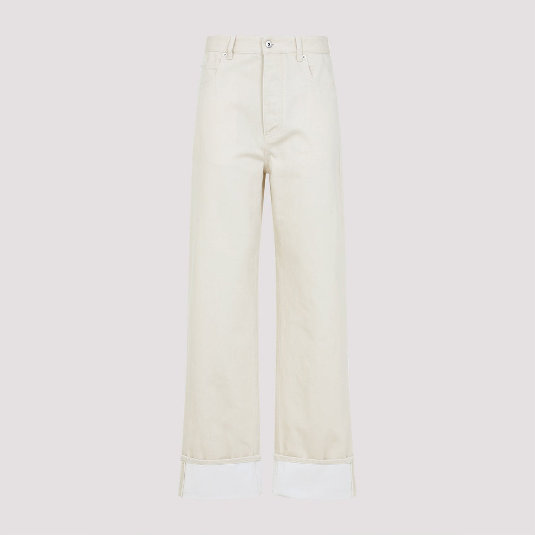 BOTTEGA VENETA Turned Up Wide Leg Jeans (IT 40)