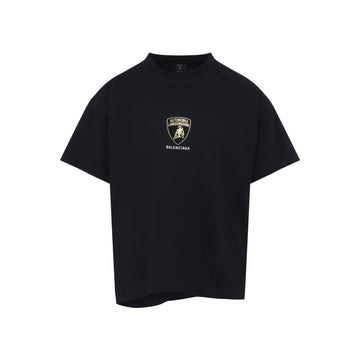 BALENCIAGA Men's Polo with Logo Automobili Lamborghini - FW25 Collection
