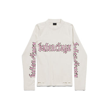BALENCIAGA Fitted Long Sleeve T-Shirt
