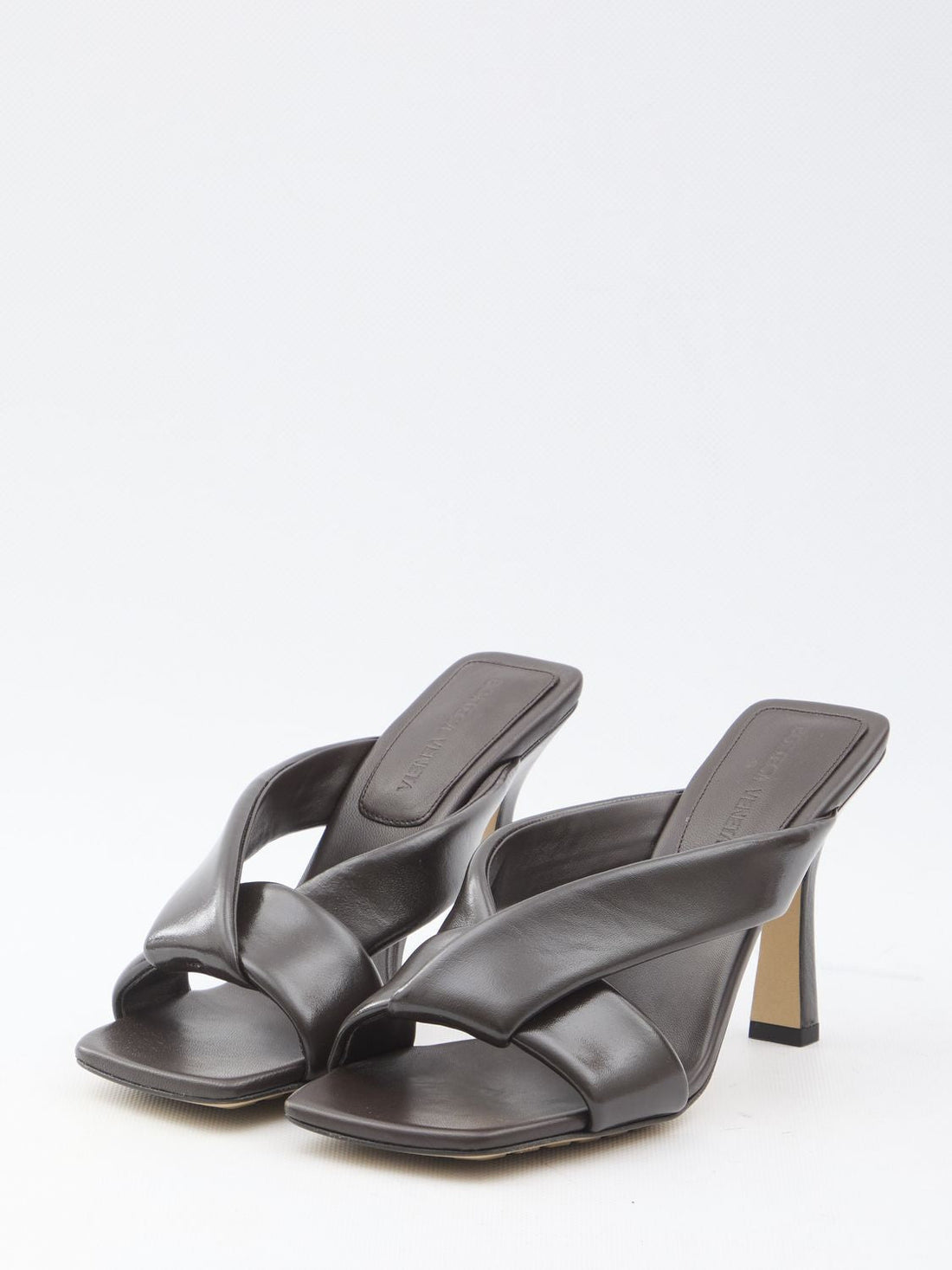 BOTTEGA VENETA Riva Flat Sandals with Padded Overlapping Straps