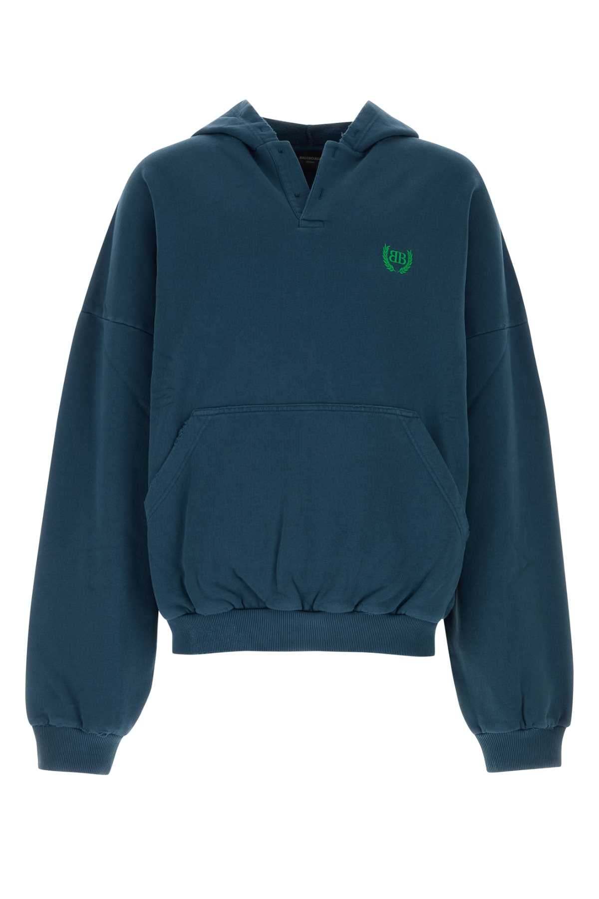 BALENCIAGA Oversized Cotton Hoodie for Men