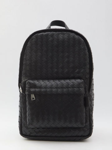 BOTTEGA VENETA Intrecciato Leather Backpack - 46x30x12cm
