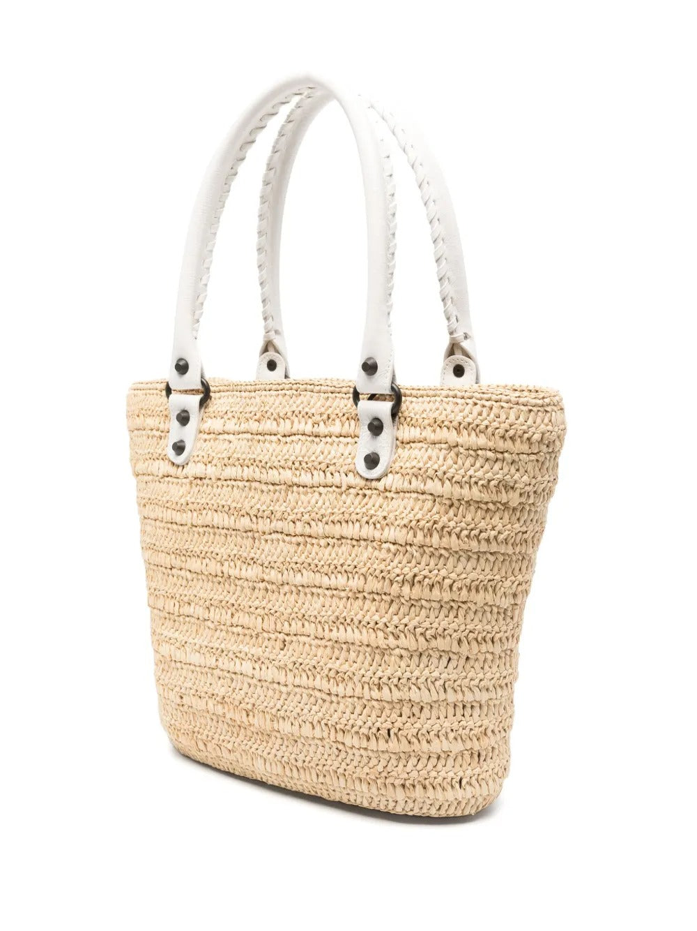 BALENCIAGA Le City Raffia Handbag - 26-34 CM Width