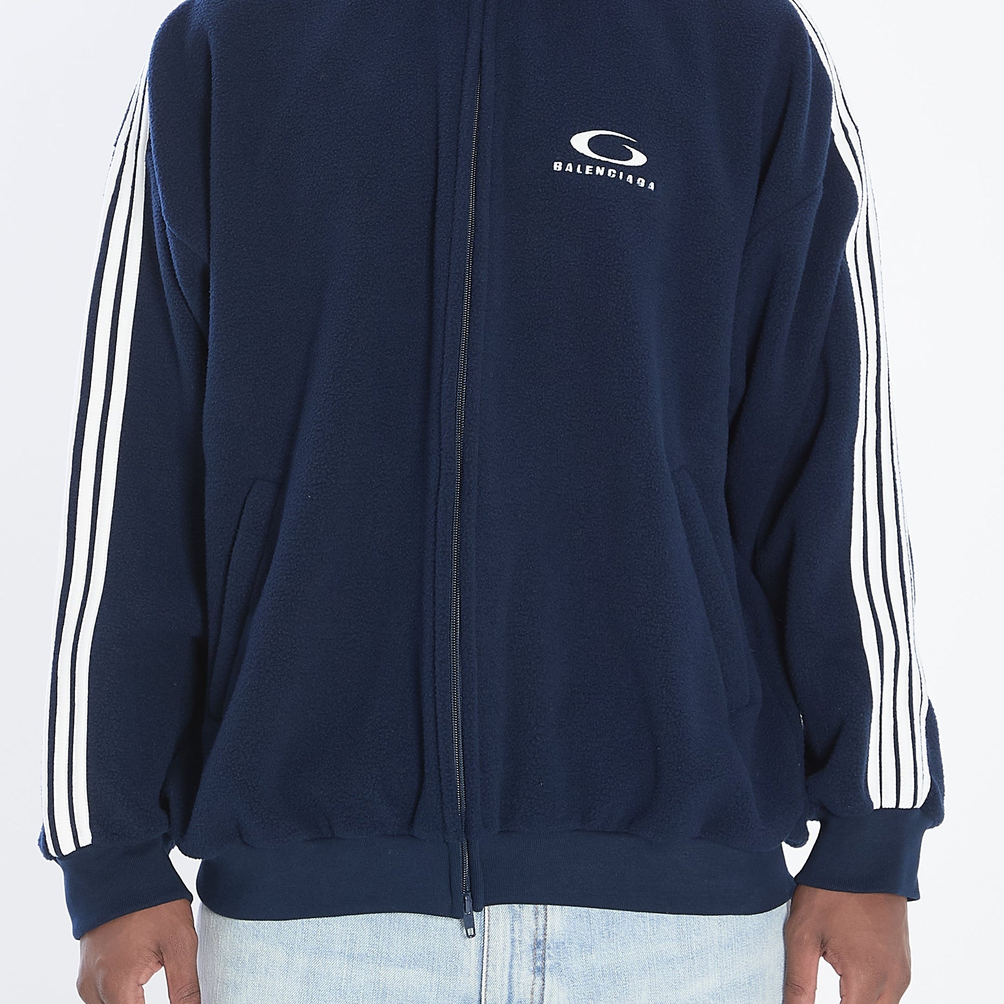 BALENCIAGA Loop Sports Icon Zip-Up Jacket - Regular Fit