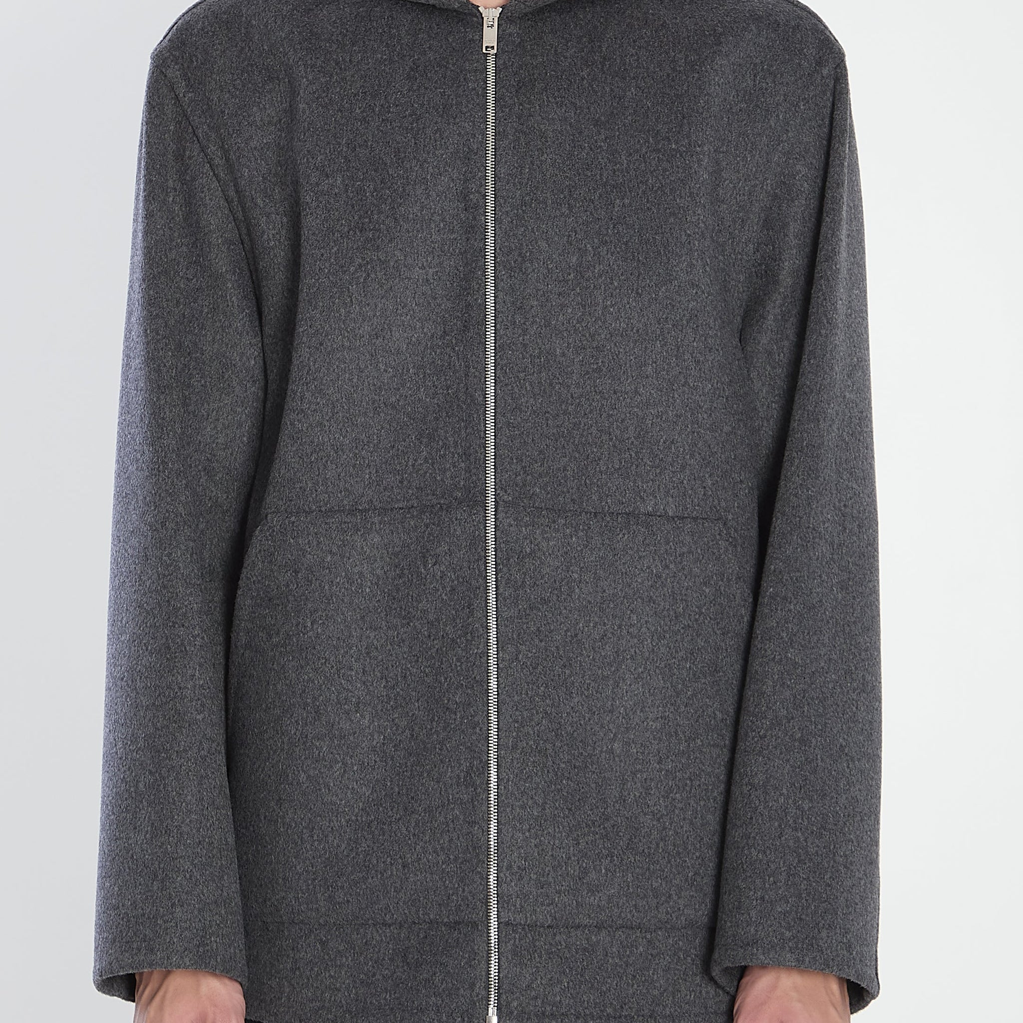 BOTTEGA VENETA Hooded Double Face Wool Blouson - Size 48