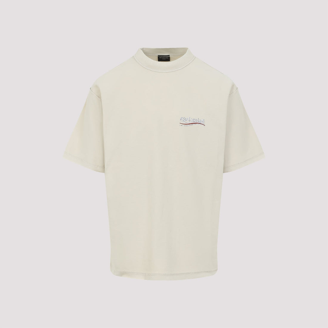 BALENCIAGA Political Campaign T-Shirt with Distressed Details - Men